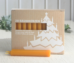 Wenzel-Baumkerzen mit 10% Bienenwachs (20er Pack)