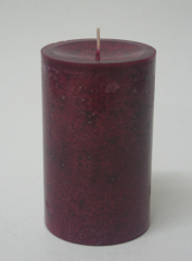 Posten 649: Trendkerze Safe Candle (EINZELN), 13 x 8 cm Ø, altrot